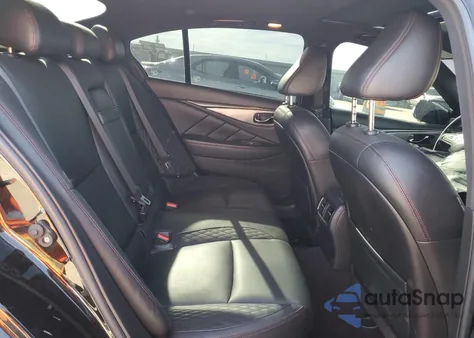 2019 Infiniti Q50 Red Sport 400 из США, поврежденный, VIN JN1FV7APXKM761004